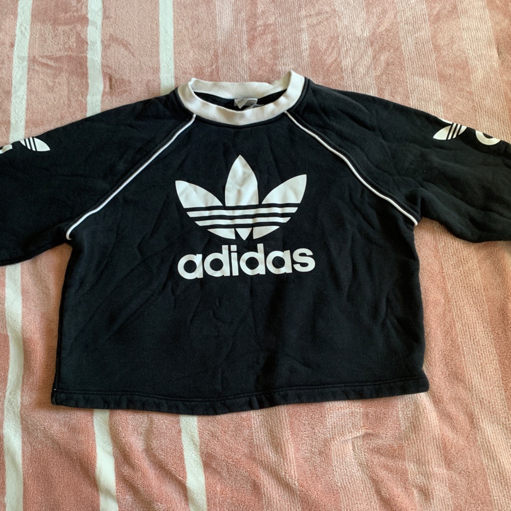 Adidas Crop Top Sweatshirt